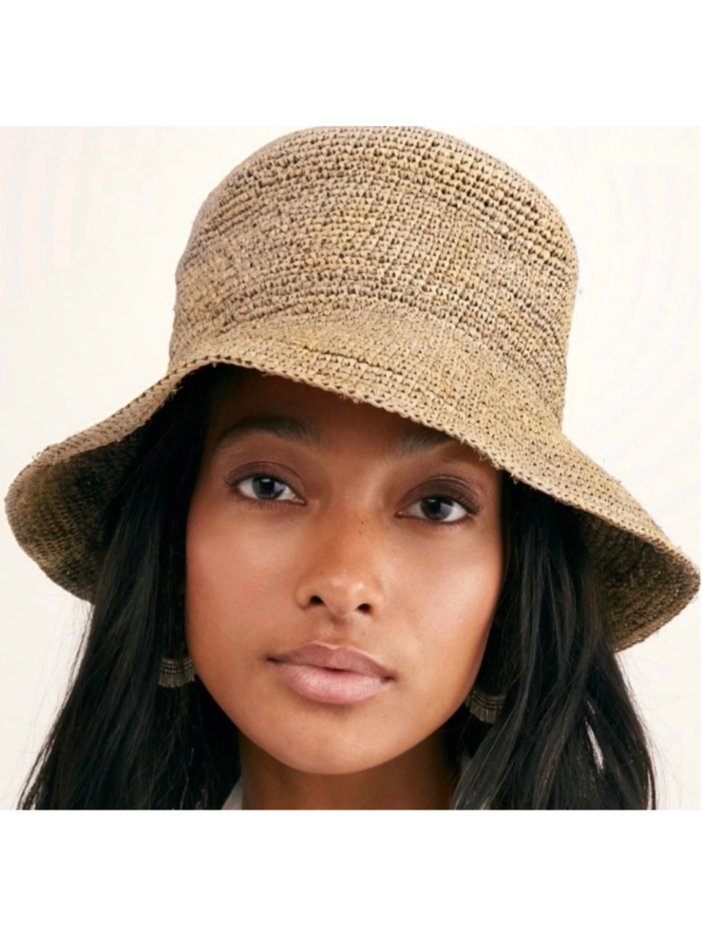 NWT Free People Natural Cream Sunny Day Beach Hat